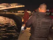 Identificado homem que caiu com carro na Baía de Guanabara