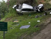 Identificado motorista que morreu após despencar de viaduto na BR-101, em SG