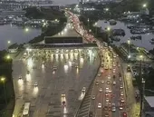 Carro pega fogo, fecha a Ponte e ida para o Rio passa de 1 hora