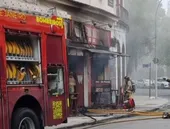 Restaurante tradicional pega fogo no Rio; vídeo