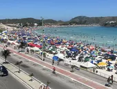 Tiros e pânico em praia de Cabo Frio