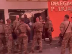 Após pedido de socorro, mais policiais são vistos em SG