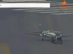 Avião derrapa na pista e fecha aeroporto no Rio