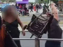 Compra de carnes acaba com confusão em Niterói; vídeo