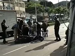 Duas pessoas feridas em batida forte na Alameda, em Niterói