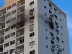 Incêndio  destrói apartamento em São Gonçalo