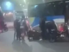 Motociclista se envolve em acidente com ônibus em SG