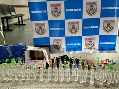 Traficante é preso com bolsa cheia de lança-perfume em Maricá