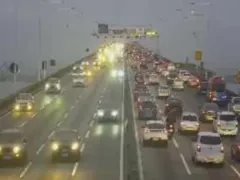 Trânsito lento na Ponte após protesto na Niterói-Manilha