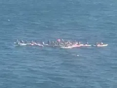 Ventania arrasta mais de 100 pessoas em praia do Rio