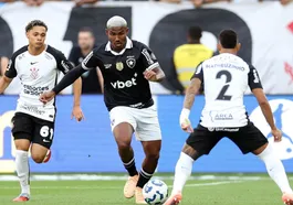 Botafogo reage, mas para no empate contra o Corinthians