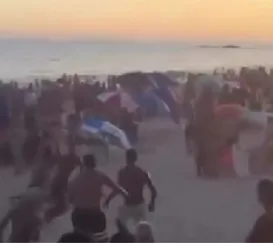 Baderna, drogas e lixo preocupam banhistas em Macaé; vídeo