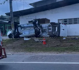 Gestante faz parto de emergência em grave acidente em Rio Bonito
