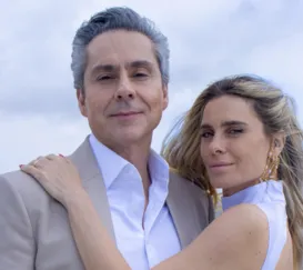 Leila e Marco Aurélio celebram união em alto-mar; veja fotos