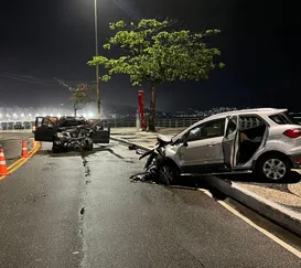 Empresário tentou agredir vítimas após causar acidente em Niterói
