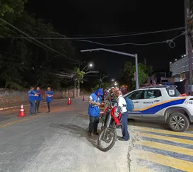 Noite de autuações no trânsito em Niterói
