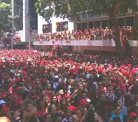 Prefeito do Rio faz apelo para torcedores em festa no Rio