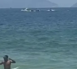 Queda de ultraleve mobiliza bombeiros em Copacabana