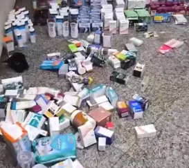 Trio faz a limpa em farmácia e acaba preso no Rio; vídeo