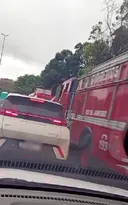 Imagem ilustrativa da imagem Acidente causa megaengarrafamento na RJ-104 entre Niterói e SG