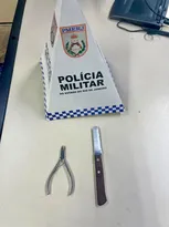Imagem ilustrativa da imagem Alicate e faca apreendidos com homem que ameaçava fiéis em Niterói