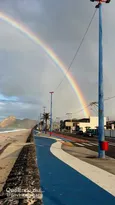 Imagem ilustrativa da imagem Arco-íris surpreende moradores de Niterói e Maricá; vídeo