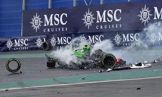 Imagem ilustrativa da imagem F1: Bortoleto se envolve em acidente na sprint em São Paulo