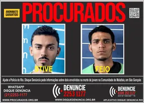 Imagem ilustrativa da imagem Disque Denúncia busca suspeitos de homicídio em São Gonçalo