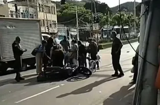 Imagem ilustrativa da imagem Duas pessoas feridas em batida forte na Alameda, em Niterói