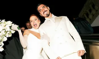 Imagem ilustrativa da imagem Giovanna Lancellotti se casa com presidente da Liesa em cerimônia luxuosa no Cristo Redentor