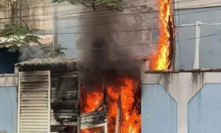 Imagem ilustrativa da imagem Incêndio deixa moradores sem luz em Niterói; vídeo