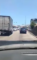 Imagem ilustrativa da imagem Arrastão assusta motoristas na Avenida Brasil; vídeo