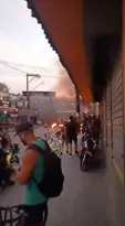 Imagem ilustrativa da imagem Ônibus atravessados no Salgueiro após protesto na Niterói-Manilha