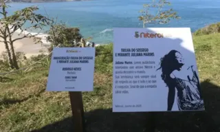 Imagem ilustrativa da imagem Placa de Juliana Marins tombou com ventania, diz Prefeitura