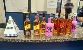 Imagem ilustrativa da imagem Presa em Niterói furtando mais de R$ 1,4 mil em bebidas alcoólicas
