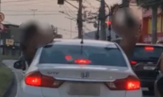 Imagem ilustrativa da imagem Cena imprudente em Niterói termina com punições ao motorista