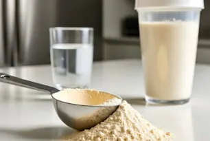 Imagem ilustrativa da imagem Whey protein engorda? Tire suas dúvidas sobre o famoso suplemento