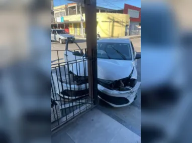 Atropelamento que ocorreu na Rua Alice, em Laranjeiras