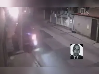 Imagem ilustrativa da imagem Vídeo mostra colisão de carro com poste na Baixada; PM morreu