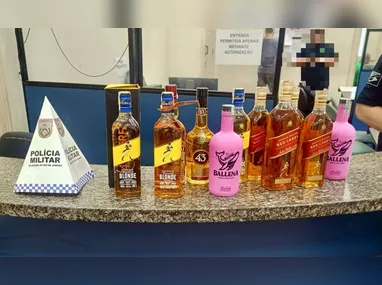 Imagem ilustrativa da imagem Presa em Niterói furtando mais de R$ 1,4 mil em bebidas alcoólicas