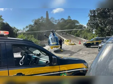 Imagem ilustrativa da imagem Tiroteio e prisão cinematográfica na Via Dutra; vídeo