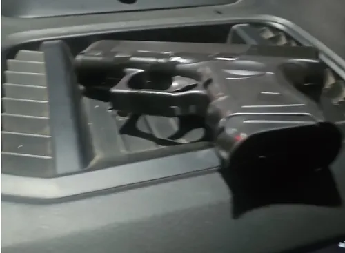 Arma falsa usada no crime