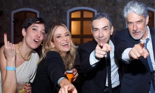 Festa de despedida de William Bonner do Jornal Nacional