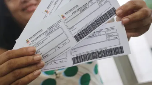 Os carnês e guias de pagamento serão enviados pelos Correios
