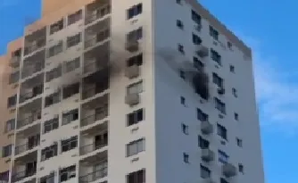 Incêndio no apartamento