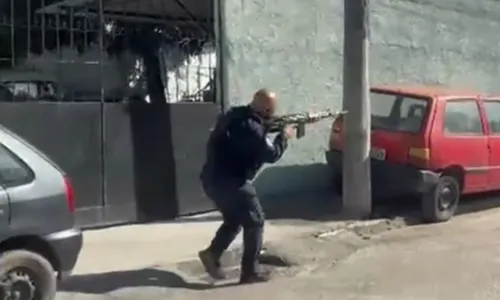 Durante a operação, um homem foi preso