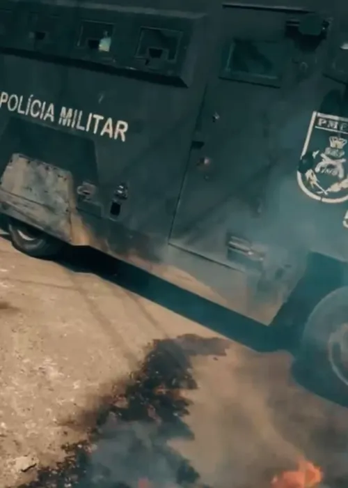 Viatura blindada foi atacada por criminosos