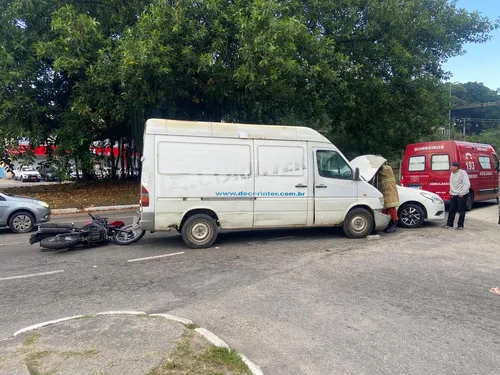 O último acidente sofrido pelo motociclista, na RJ-104