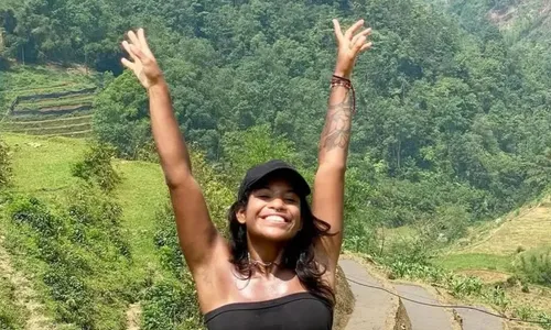 Juliana está em viagem pela região desde fevereiro e já passou por países como Filipinas, Tailândia e Vietnã