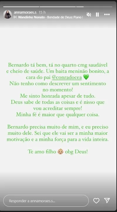 Cantor sertanejo anuncia morte de um dos filhos recém-nascidos